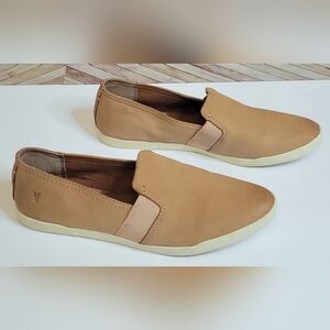 Frye Tan Leather Flats
